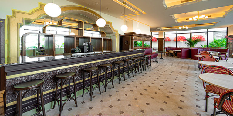 Fine dining restaurant and bar at Voco Monaco Dubai resort