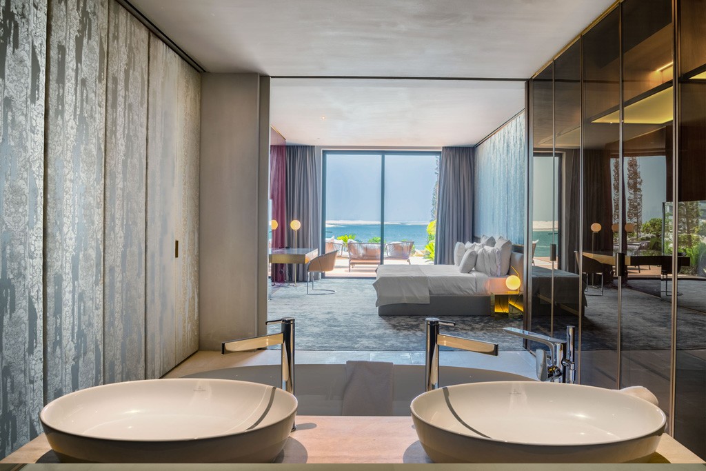 Portofino Hotel suite with marina view in Dubai