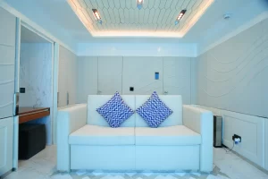 Modern smart home features in Dubai floating villas
